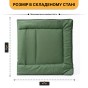 Розкладне ліжко (розкладачка) з вбудованим матрацом LEOBRO Green (LB-FB-S1-GRN) - 8