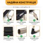 Раскладное кресло с подушкой LEOBRO Черное (FCB-S07-PM-GRY) - 4