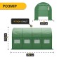 Садова теплиця парник LEOBRO Garden 9м2 Green (LB-G102-GRN) - 2