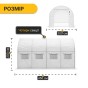 Садова теплиця парник LEOBRO Garden 9м2 White (LB-G102-WHT) - 2