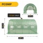 Садова теплиця парник LEOBRO Garden 12м2 Green (LB-G104-GRN) - 2