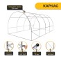 Садова теплиця парник LEOBRO Garden 12м2 Green (LB-G104-GRN) - 3