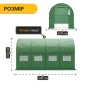 Усиленная садовая теплица парник LEOBRO Garden 10м2 Green (LB-G106-GRN) - 2