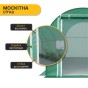 Садова теплиця парник LEOBRO Garden 6м2 Green Mosquito Door (LB-G108-GRN) - 3