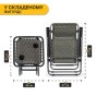 Комплект 2-а розкладні крісла-шезлонга + столик Zero Gravity LEOBRO Plaid (LB-ZGT-F3-PLD) - 8