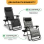 Розкладне крісло шезлонг LEOBRO Zero Gravity Premium Plus Grey Velvet (LB-ZGC-K3-GRY) - 9