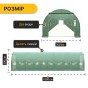 Посилена садова теплиця парник LEOBRO Garden 30м2 Green (LB-G126-GRN) - 2