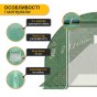 Усиленная садовая теплица парник LEOBRO Garden 36м2 Green Mosquito Door (LB-G129-GRN) - 4