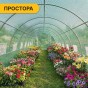 Усиленная садовая теплица парник LEOBRO Garden 36м2 Green Mosquito Door (LB-G129-GRN) - 9