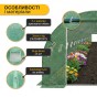 Посилена садова теплиця парник LEOBRO Garden 36м2 Green (LB-G128-GRN) - 4