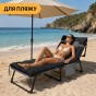 Розкладне ліжко (розкладачка) з матрацом і подушкою LEOBRO Striped (LB-FB-A1-STR) - 4