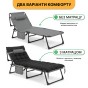 Розкладне ліжко (розкладачка) з матрацом і подушкою LEOBRO Striped (LB-FB-A1-STR) - 8