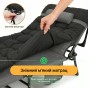 Розкладне ліжко (розкладачка) з матрацом і подушкою LEOBRO Striped (LB-FB-A1-STR) - 9