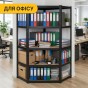 Стелаж кутовий LEOBRO Premium Black 180 х 90 х 40 см, 175кг/полиця, 5 полиць (LB-R124) - 3