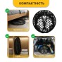 Підвісне плетене крісло-гойдалка LEOBRO Boho XL 80 см Black (LB-1102) - 5