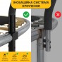 Батут з внутрішньою захисною сіткою 252 см LEOBRO Premium Pro 8FT GREEN (LB-1099) - 2