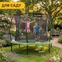 Батут з внутрішньою захисною сіткою 312 см LEOBRO Premium Pro 10FT GREEN (LB-1100) - 8