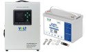 Аварійний комплект Volt Polska SINUS PRO 900 E PLUS 12/230V 600/900W + Акумулятор LiFePO4 12,8V 100 Ah - 1