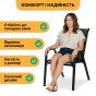 Комплект садовой мебели LEOBRO Comfort 2 кресла + круглый столик (LB-1052) - 8