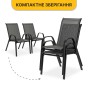Комплект садових меблів LEOBRO Comfort 4 крісла + круглий столик (LB-1052-51) - 4