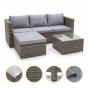 Комплект садовой мебели LEOBRO Lounge Set 3-в-1 (LB-1057) - 1