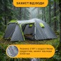 Туристичний намет LEOBRO Pro Camp Grey (LB-1088) - 9