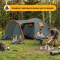 Туристичний намет LEOBRO Pro Camp Haki (LB-1089) - 12