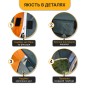 Туристичний намет LEOBRO Pro Camp Haki (LB-1089) - 9