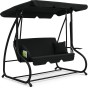 Велика гойдалка з подушками LEOBRO Luxury Black (LB-1041) - 1