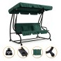 Велика гойдалка з подушками LEOBRO Luxury Green (LB-1043) - 1