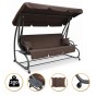 Велика гойдалка з подушками LEOBRO Luxury Plus Brown (LB-1048) - 1