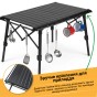 Розкладний туристичний стіл LEOBRO Pro Camp Black Alu (LB-1064) - 4