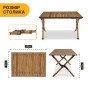 Раскладной туристический стол LEOBRO Camp Wood L (LB-1067) раскладной туристический стол LEOBRO Camp Wood L (LB-1067) - 2