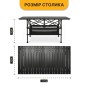 Розкладний туристичний стіл для пікніка LEOBRO 117x55x50 см (LB-1118) - 2