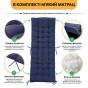 Матрац для шезлонга 160x50см LEOBRO K2-DNB темно-синій - 2