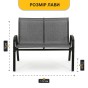 Комплект садових меблів LEOBRO Comfort (Диван, 2 крісла, столик) із підвісною парасолею — Сірий  - 6