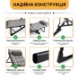 Розкладне крісло ліжко з подушкою LEOBRO Black (LB-1141) - 3
