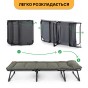 Розкладне ліжко (розкладачка) з вбудованим матрацом LEOBRO Khaki (LB-FB-S1-KHA) - 10