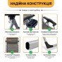 Посилений шезлонг до 150 кг LEOBRO Zero Gravity Premium Plaid (LB-1140) - 5