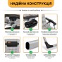 Розкладне крісло шезлонг LEOBRO Zero Gravity Premium Plus Сірий (LB-ZGC-E1-GRY) - 5