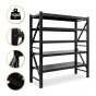 Металевий стелаж LEOBRO Premium Pro 200 х 200 х 50 см, 300кг/полиця, 5 полиць (LB-R131) - 1