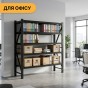 Металевий стелаж LEOBRO Premium Pro 200 х 200 х 50 см, 300кг/полиця, 5 полиць (LB-R131) - 8