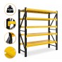 Металевий стелаж LEOBRO Premium Pro 200 х 200 х 50 см, 300кг/полиця, 5 полиць (LB-R132) - 1