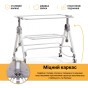 Дитяче ліжечко-трансформер LEOBRO Smart Crib Pro 5в1 Сіре (LB-1136) - 7