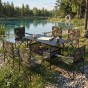 Комплект туристичний - стіл LEOBRO 117x55x50 см та 6 крісел Lite Military - 6