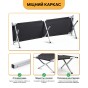 Армійська похідна розкладачка LEOBRO до 120 кг Чорна  (LB-MC-A1-BLK) - 7