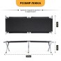 Армійська похідна розкладачка LEOBRO до 150 кг Чорна (LB-MC-B1-BLK) - 6