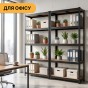 Набір стелажів 2 шт LEOBRO Premium Black  180 х 90 х 40 см, 175кг/полиця, 5 полиць (LB-R115X2) - 8
