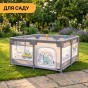Дитячий манеж LEOBRO "Діно мандрівник" 120 x 120 см (LB-1145) - 9