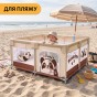 Дитячий манеж LEOBRO "Весела панда" 120 x 120 см (LB-1157) - 10